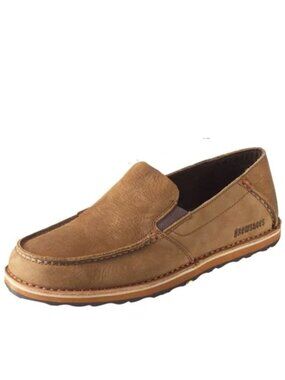 Brewshoes The Dude Brown Leather Slip On Loafers Men's 9 US